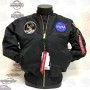 Куртка Alpha Industries Apollo MA-1(Black/Commander red)